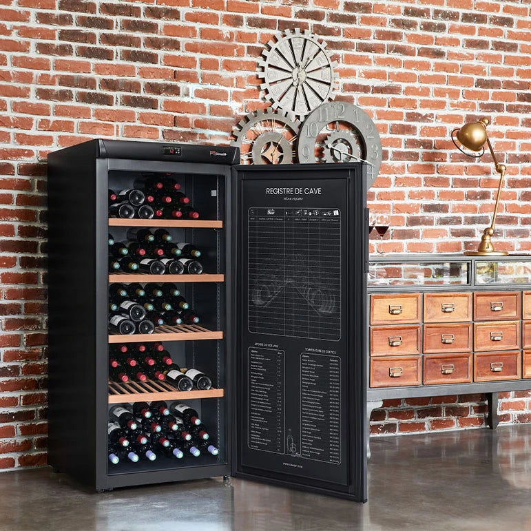 Vinoteca de envejecimiento 180 botellas Climadiff RESERVE 185