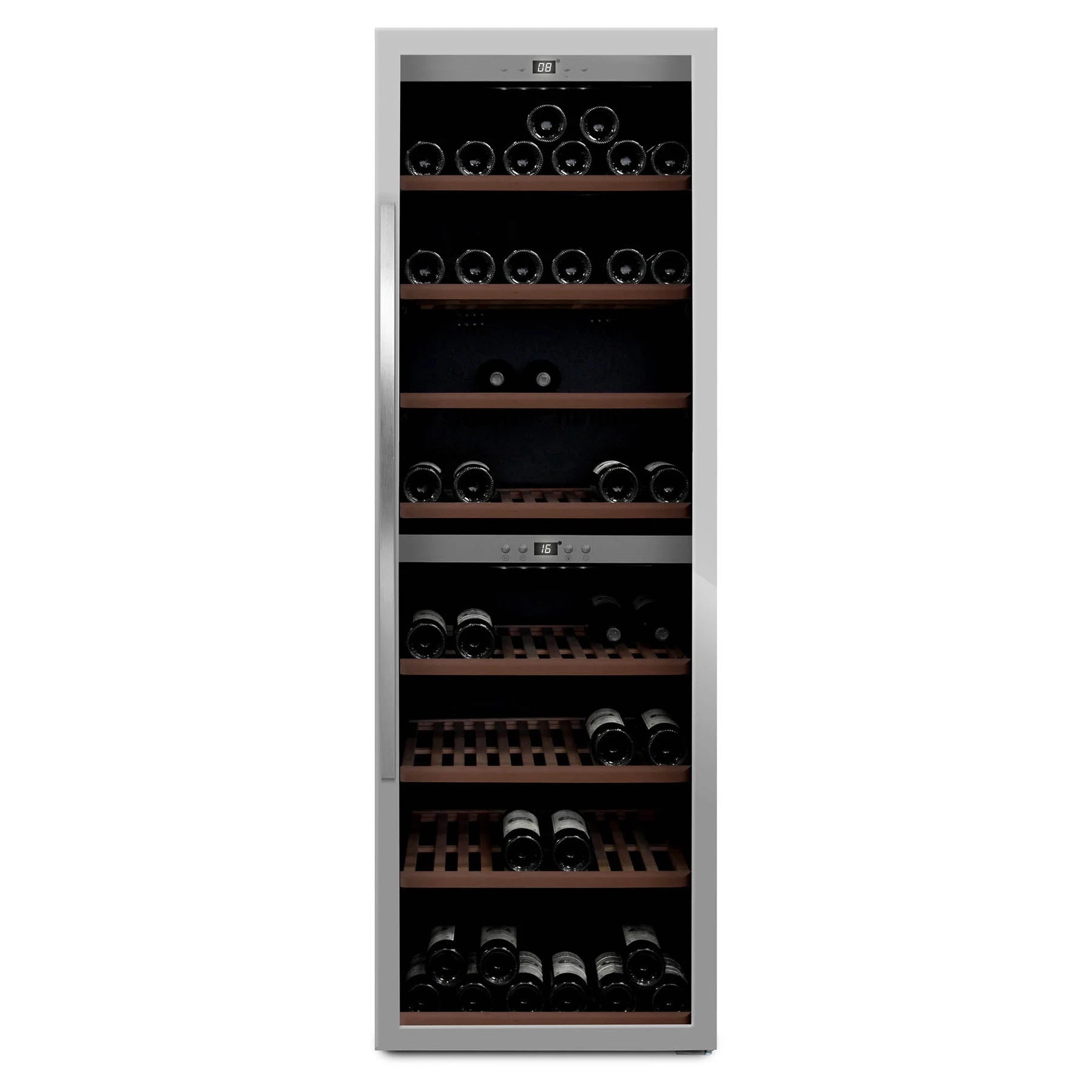 Wine Cooler 180 bottles mQuvée WineExpert 180 Stainless Dual-zone