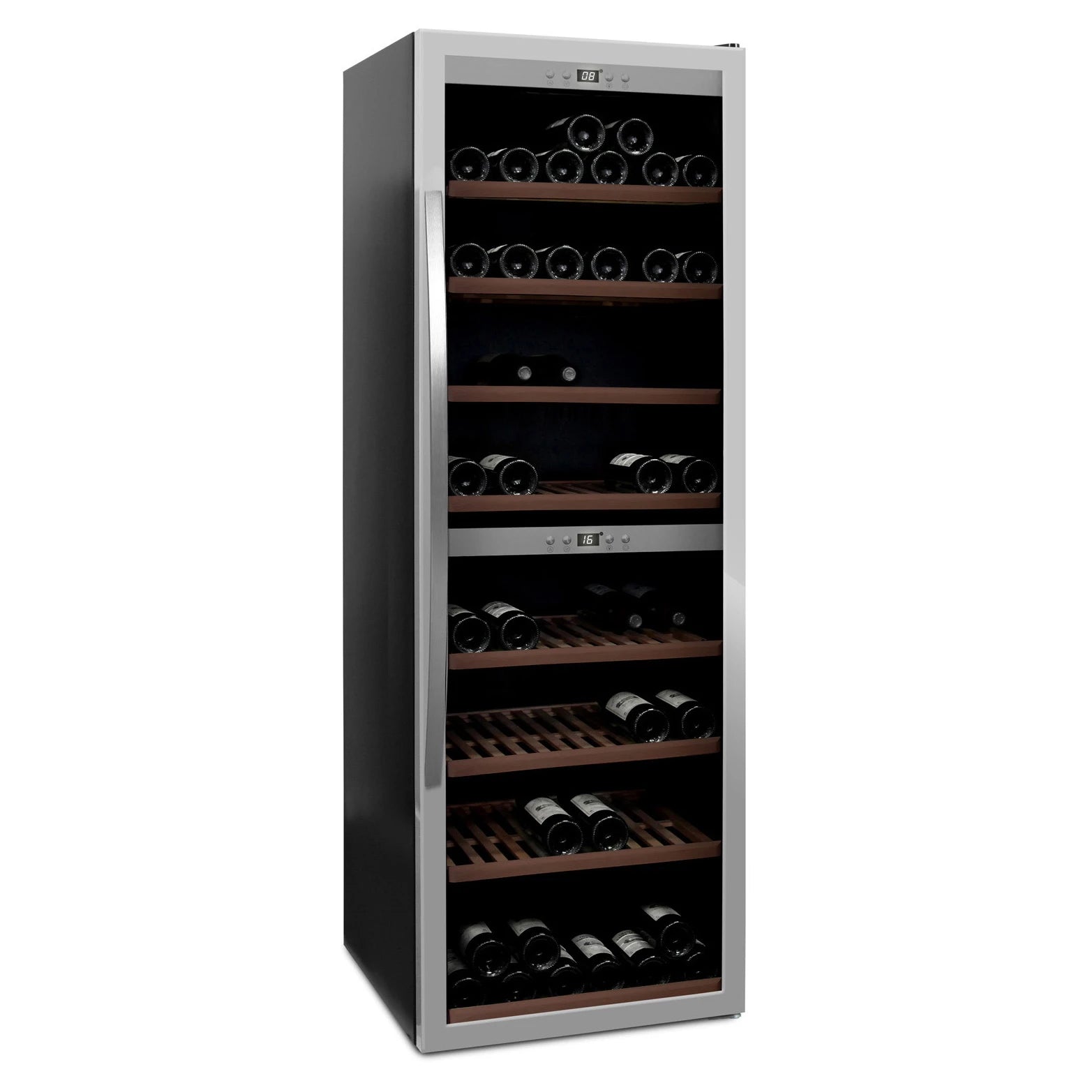 Wine Cooler 180 bottles mQuvée WineExpert 180 Stainless Dual-zone
