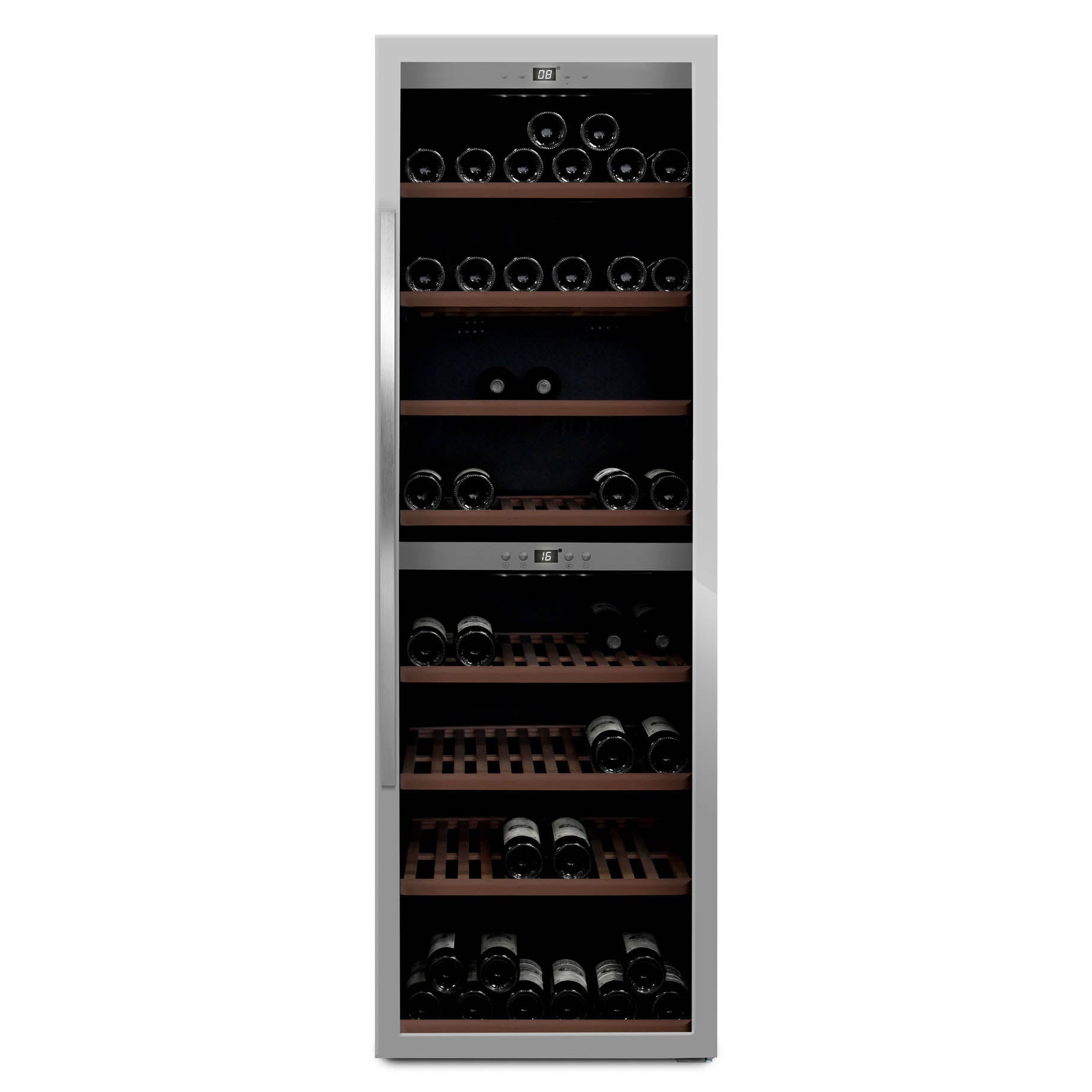 Wine Cooler 180 bottles mQuvée WineExpert 180 Stainless Dual-zone