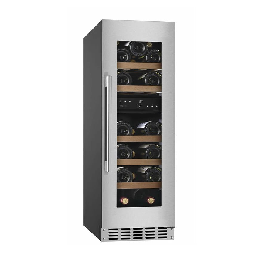 Wine Cooler 20 bottles mQuvée WineCave 800 30D Stainless dual-zone