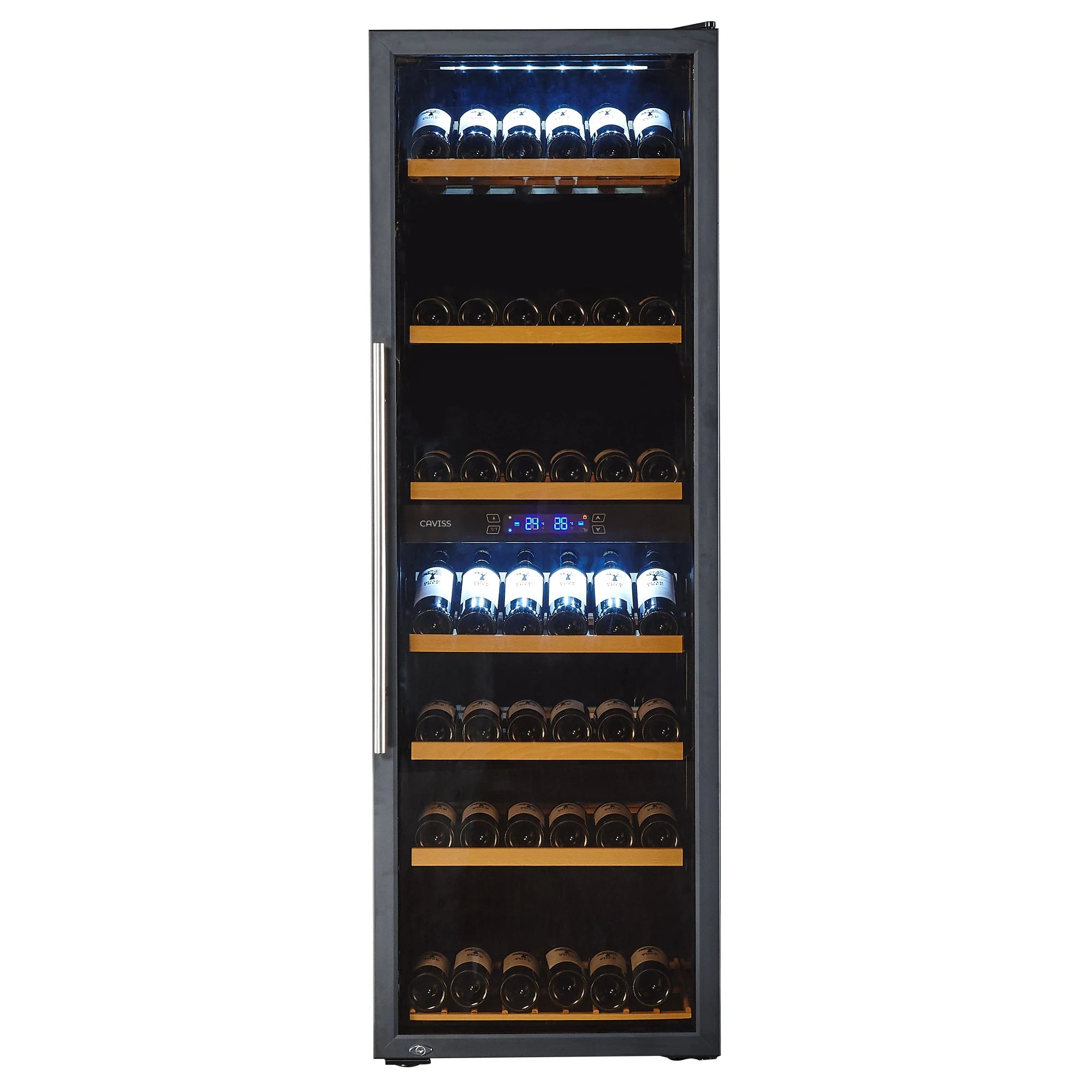 Vinoteca doble zona 203 botellas Caviss C2200GBEG