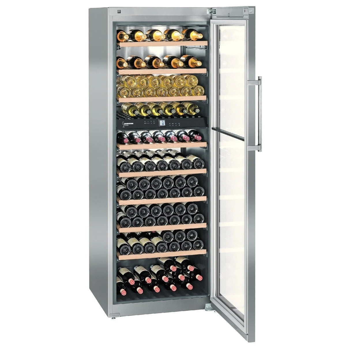 Wine Cooler 211 Bottles Liebherr WTES5972 2 Zone Stainless Steel