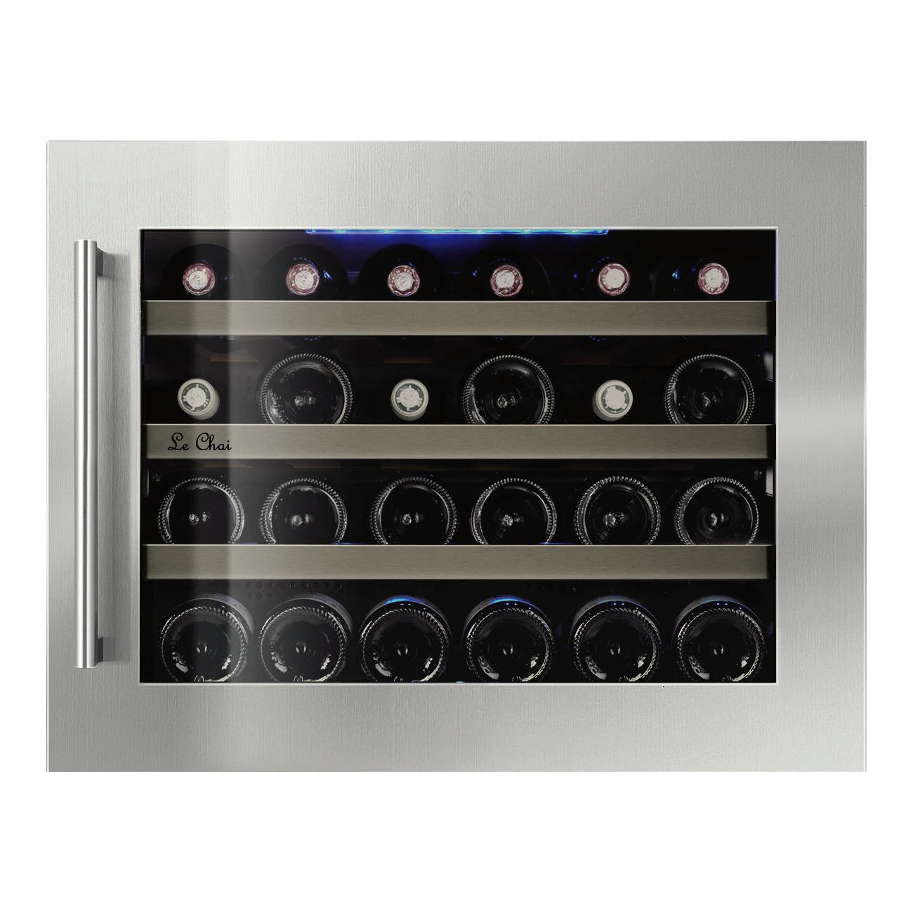 Built-in Wine Cooler 24 bottles Le Chai LM245 stainless steel