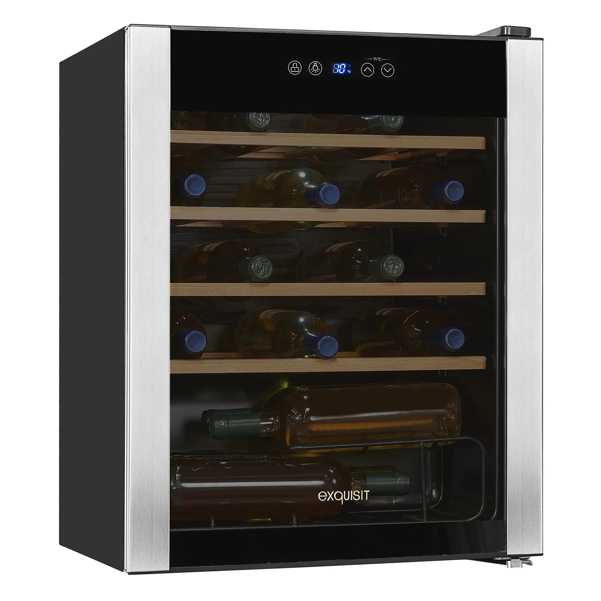 Vinoteca 24 botellas Exquisit WS1-24 Compresor