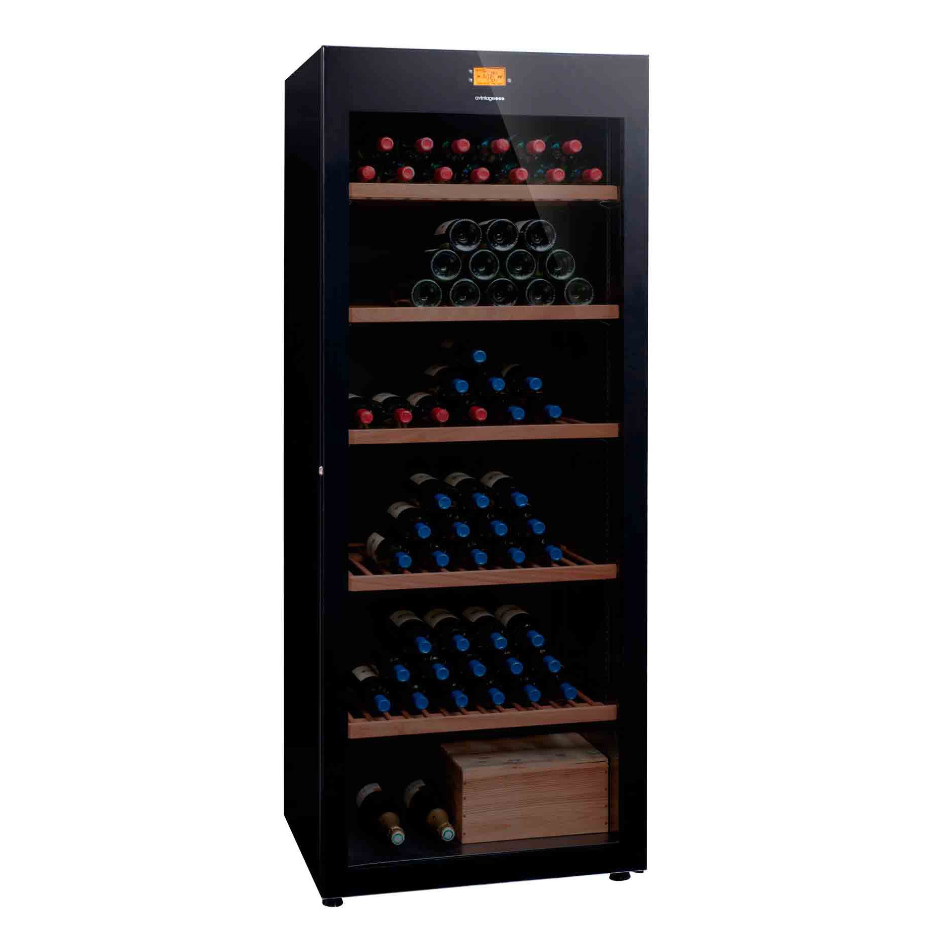 Imagen de la Vinoteca 294 Botellas Avintage DVP305G Triple Zona.