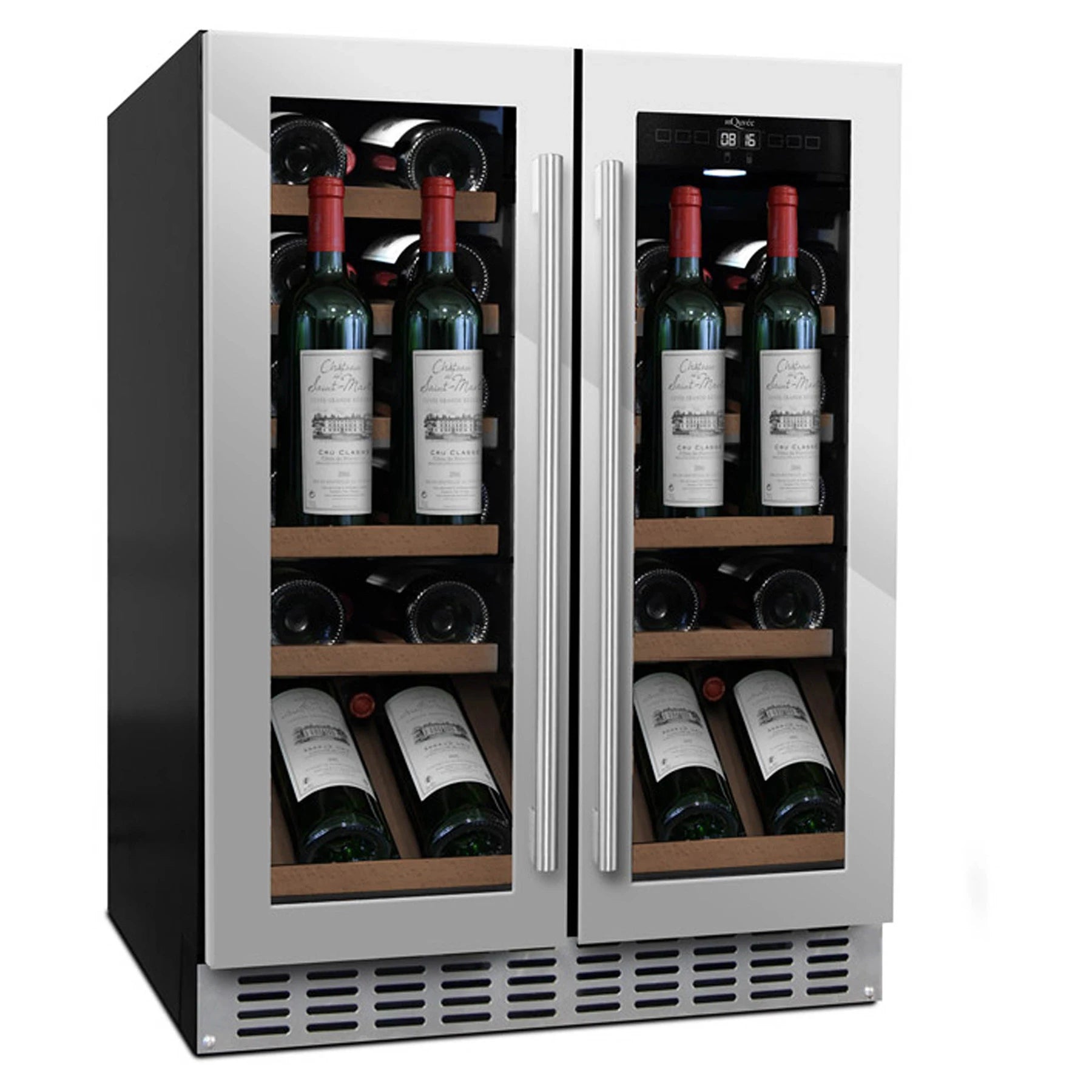 Wine Cooler 31 bottles mQuvée WineCave 60D2 Stainless