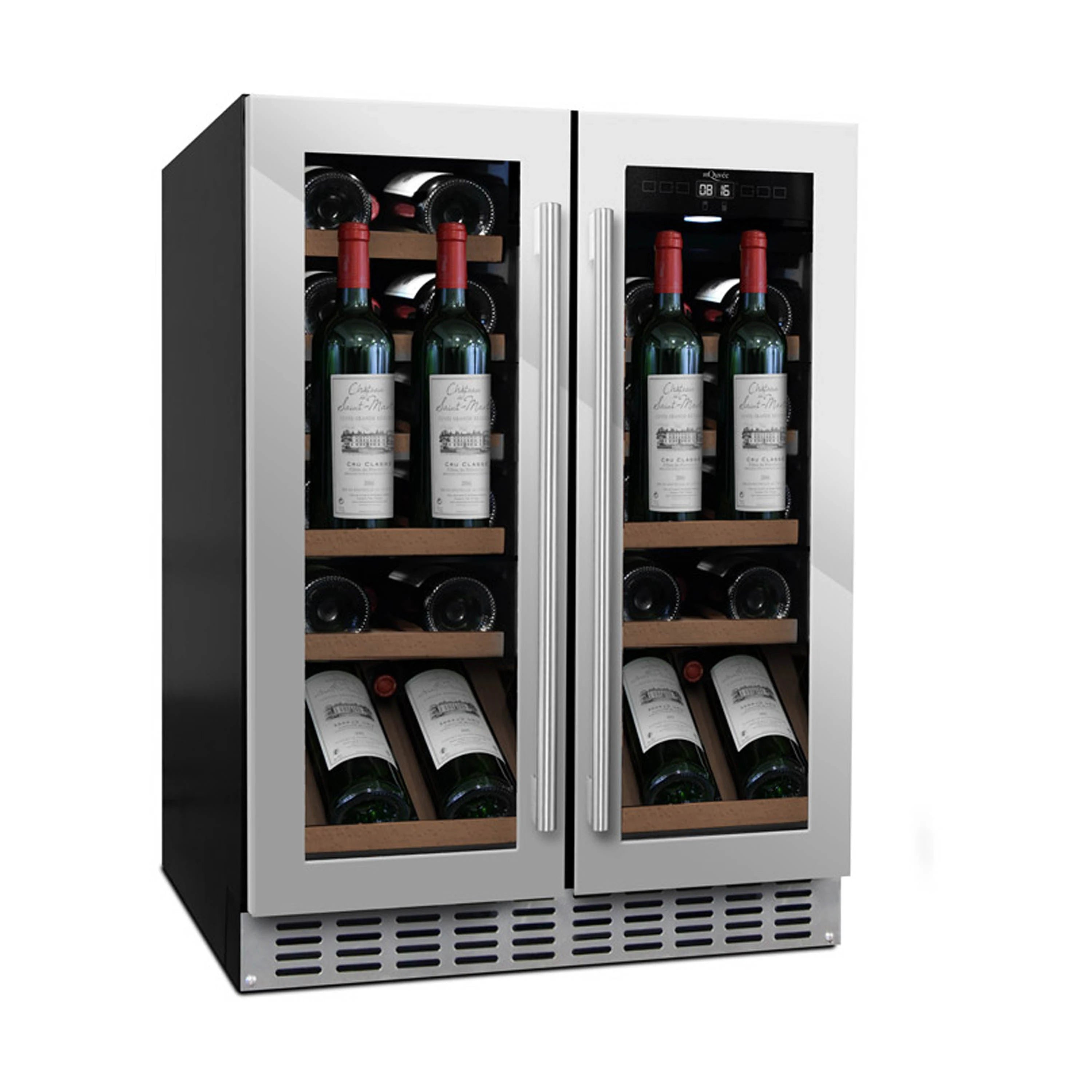 Wine Cooler 31 bottles mQuvée WineCave 60D2 Stainless