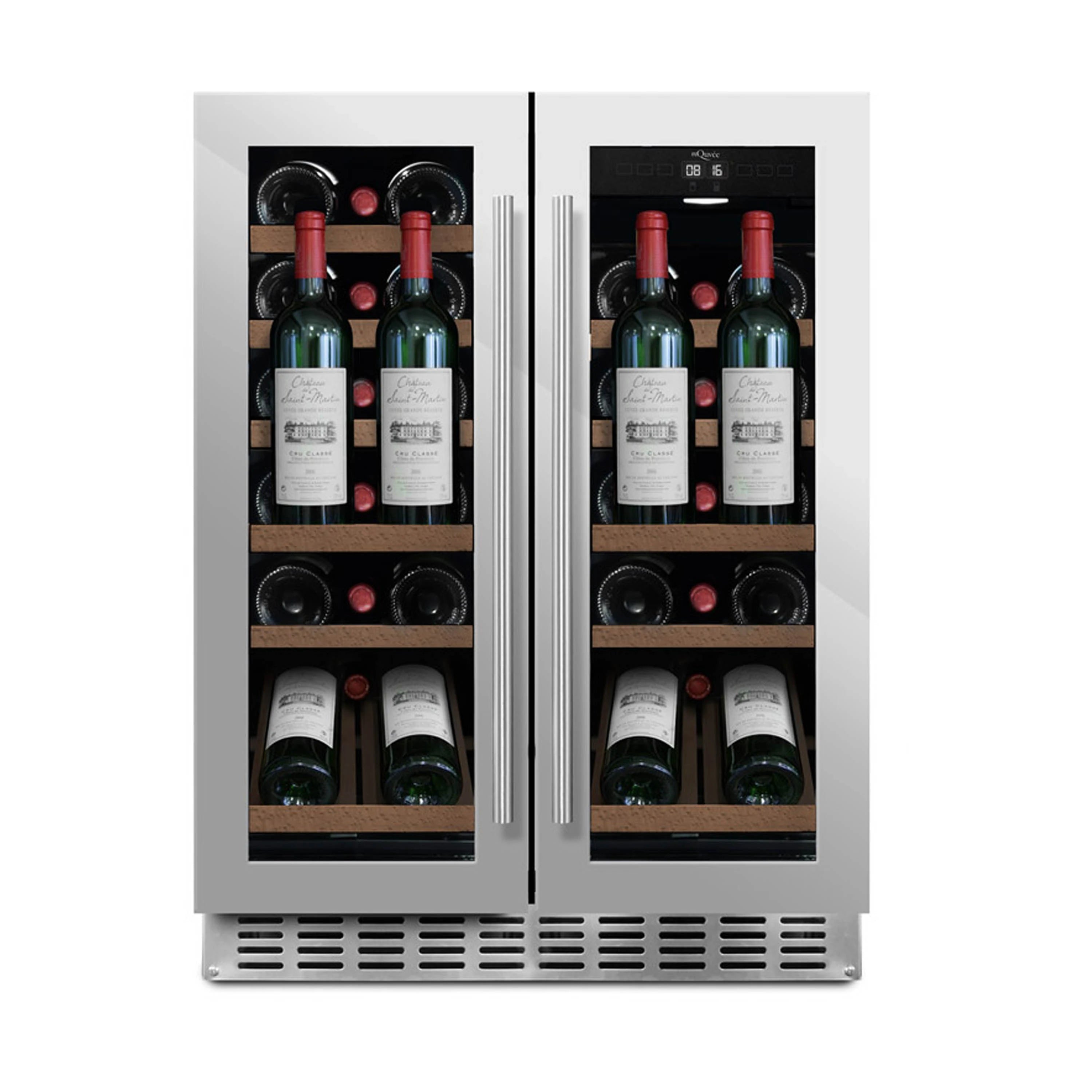 Wine Cooler 31 bottles mQuvée WineCave 60D2 Stainless