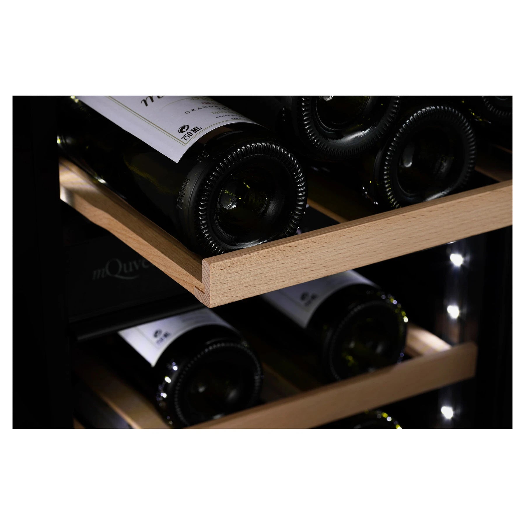 Wine Cooler 34 bottles mQuvée WineCave 800 40D Fullglass Dual-zone