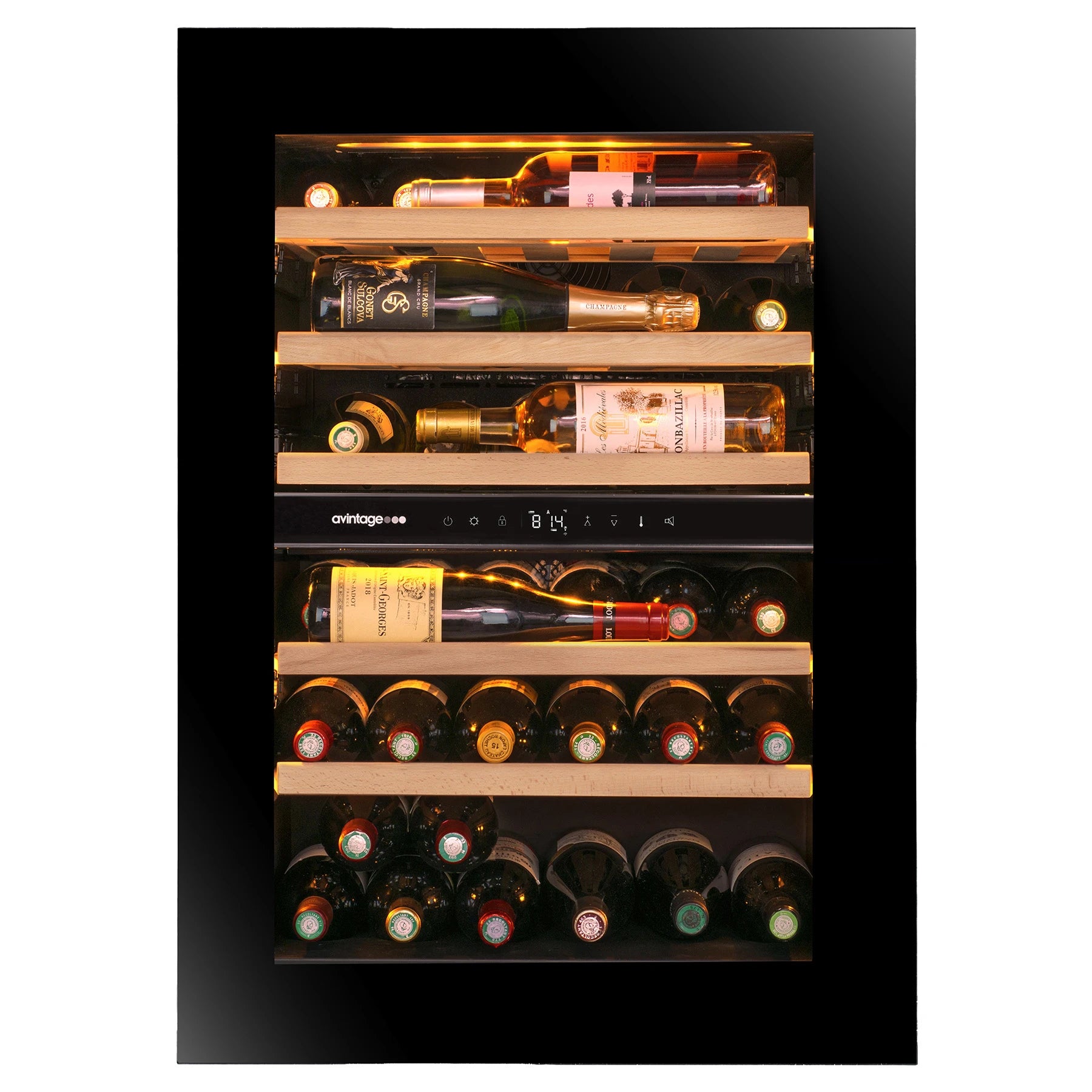 Vinoteca 35 botellas Avintage AVI78PLATINUM doble zona