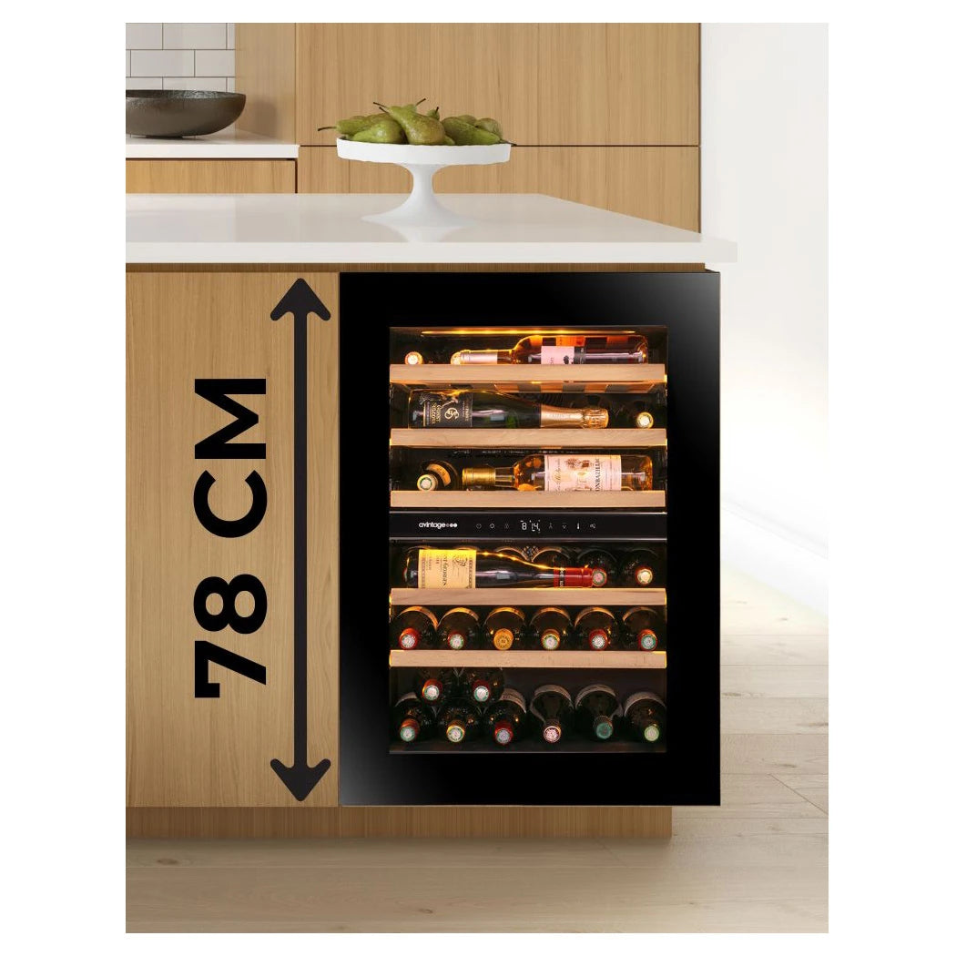 Vinoteca 35 botellas Avintage AVI78PLATINUM doble zona