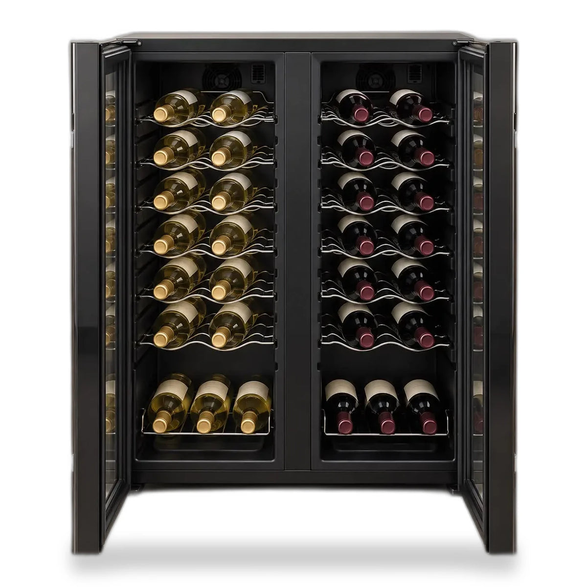 Vinoteca 36 botellas Cavanova CV036-2T doble zona
