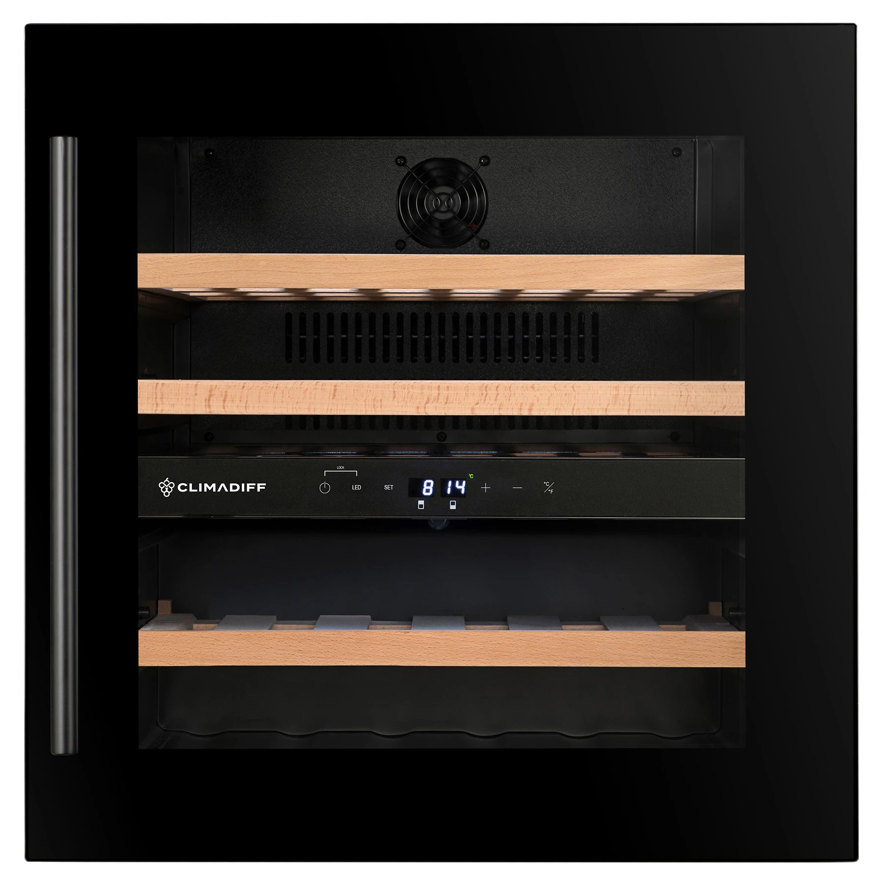 Vinoteca integrable 36 botellas Climadiff CBI36D2B doble zona