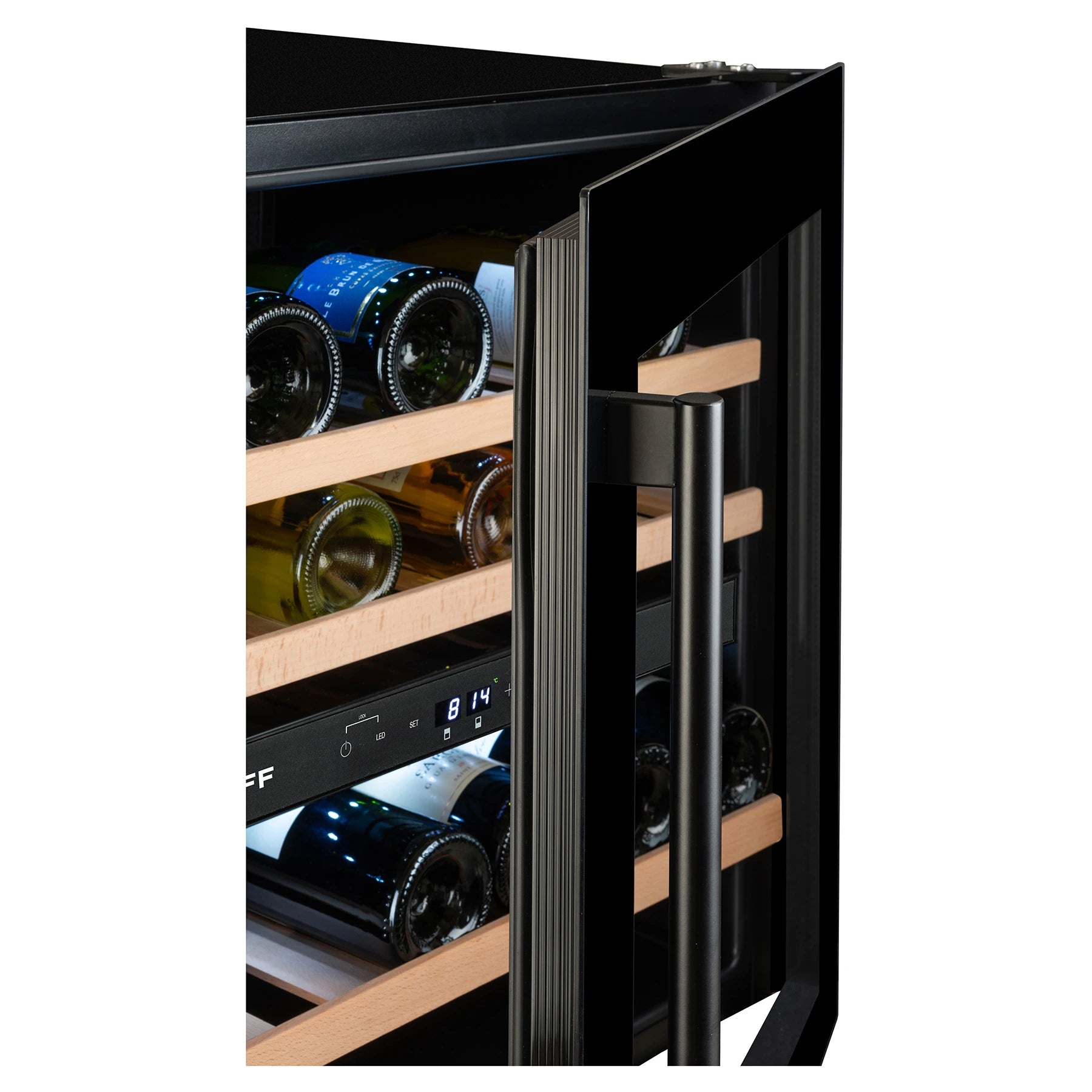 Vinoteca integrable 36 botellas Climadiff CBI36D2B doble zona