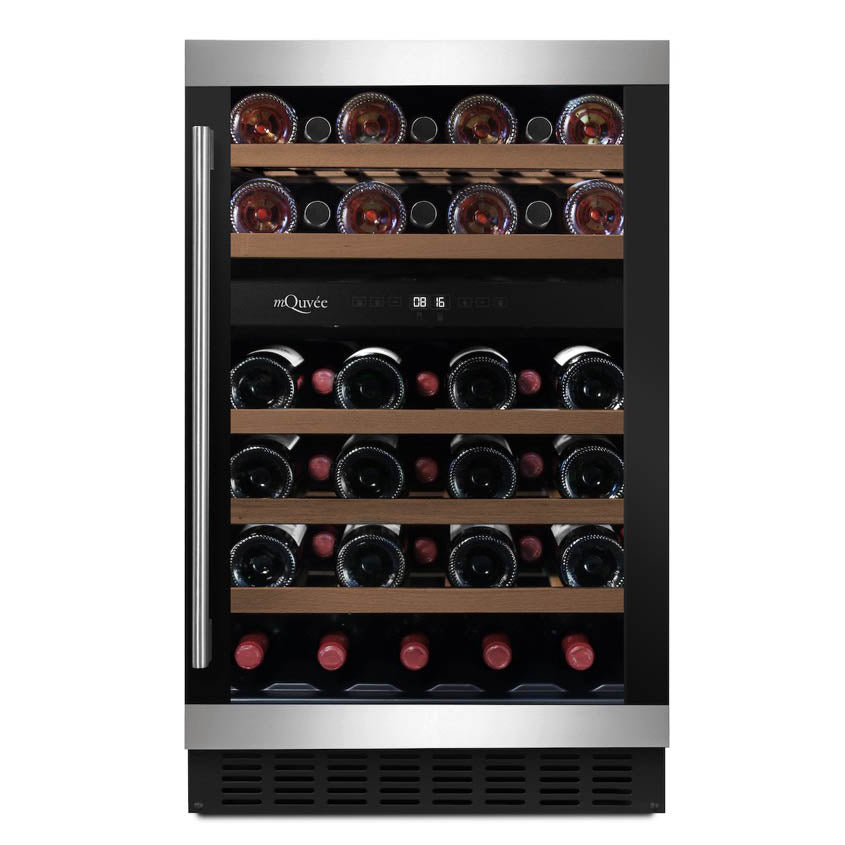 Wine Cooler 38 bottles mQuvée WineCave 700 50D Modern Dual-zone