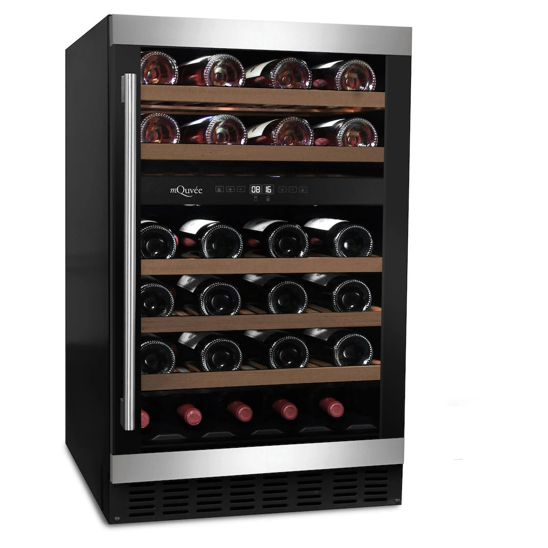 Wine Cooler 38 bottles mQuvée WineCave 700 50D Modern Dual-zone