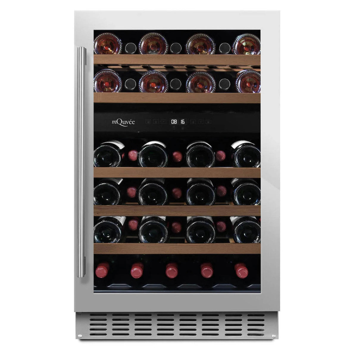 Wine Cooler 38 bottles mQuvée WineCave 700 50D Stainless Dual-zone