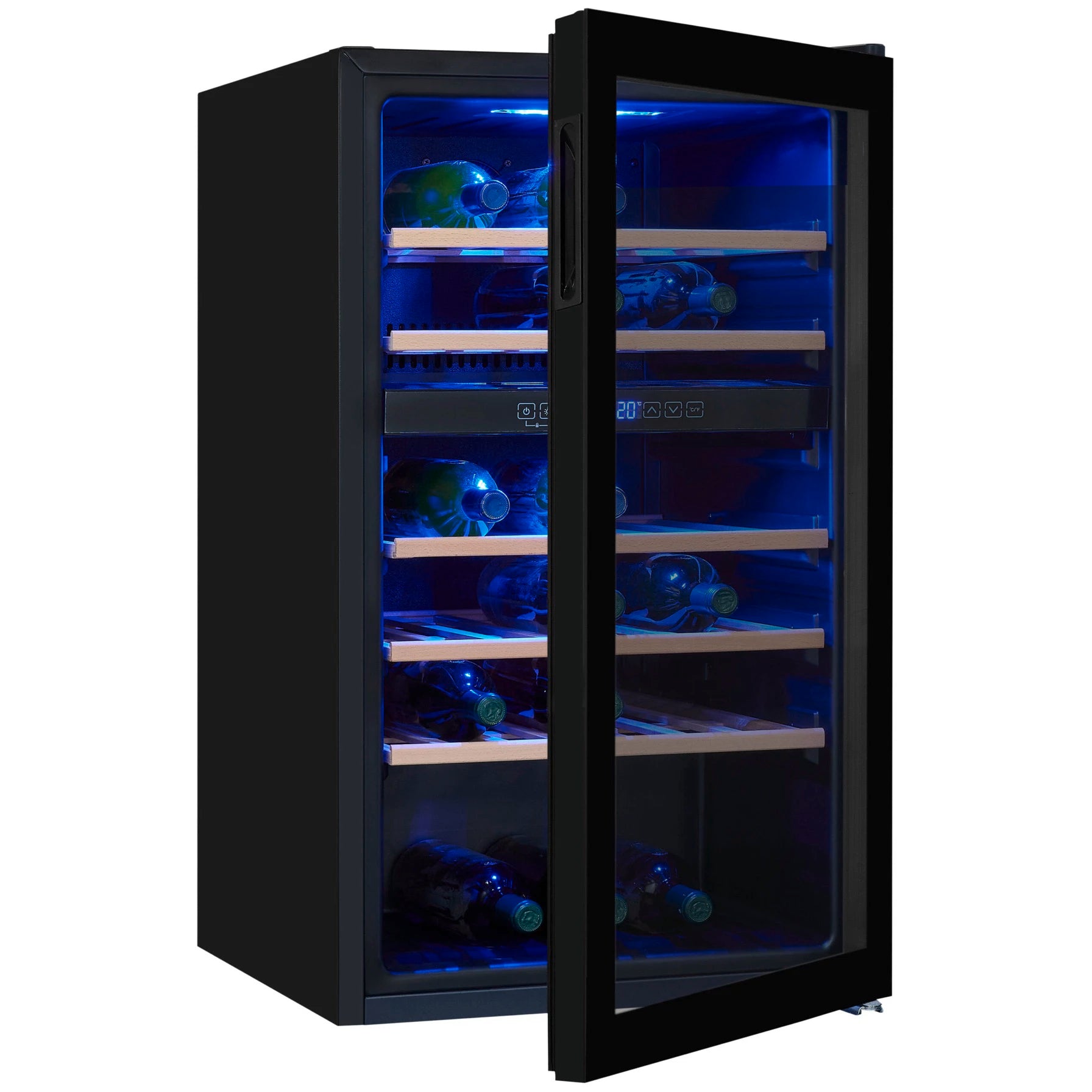 Wine Cooler 45 bottles Exquisit WS2-45GTE-160G