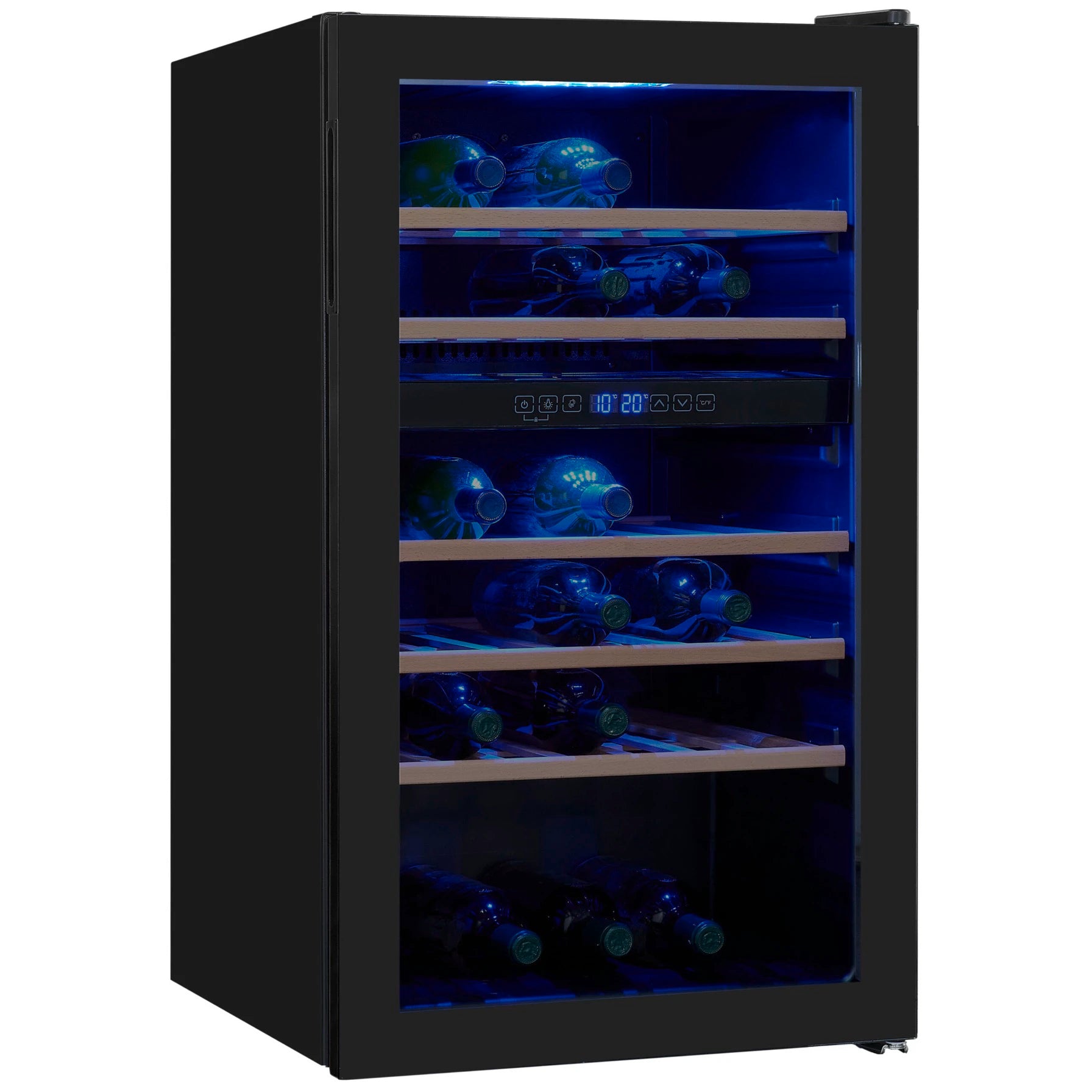 Wine Cooler 45 bottles Exquisit WS2-45GTE-160G