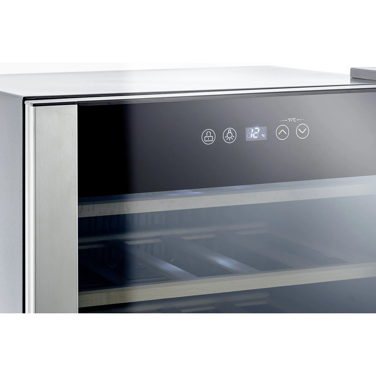 Wine Cooler 45 bottles Exquisit WS2-45GTE-160G