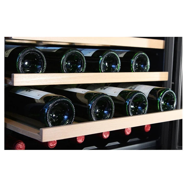 Capacidad interior de la vinoteca mQuvée WineCave 700 60D Stainless para 45 botellas