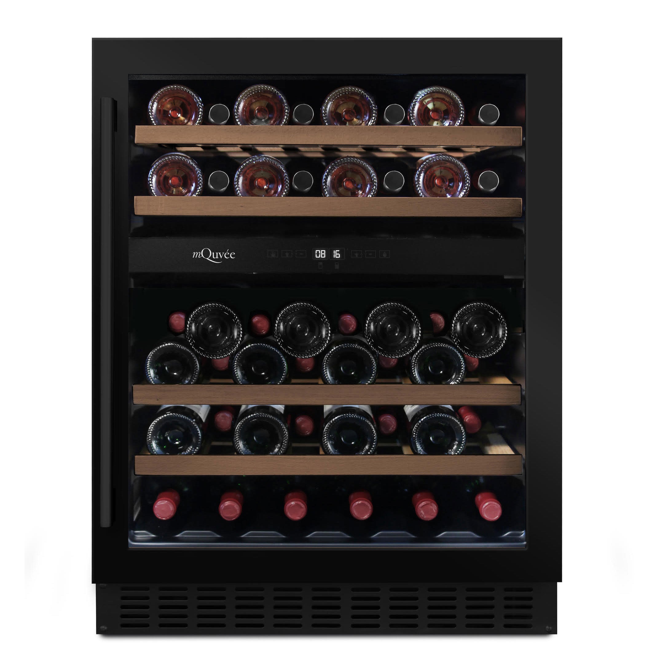 Wine Cooler 45 bottles mQuvée WineCave 700 60D Anthracite Black Dual-zone