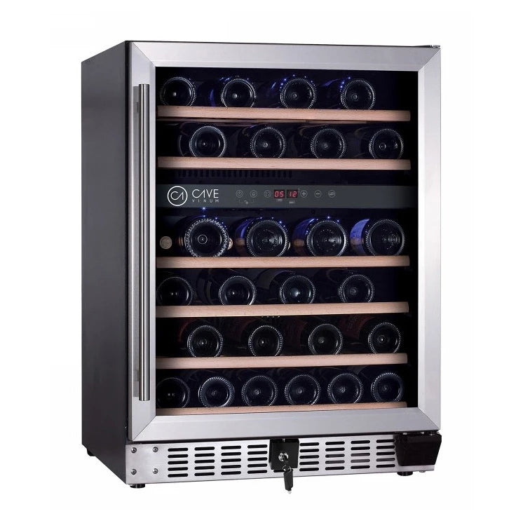 Vinoteca 46 botellas Cave Vinum CV-46-2T Inox doble zona