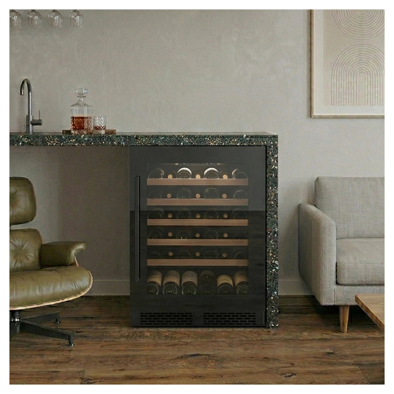 Wine Cooler 46 bottles ClimaVin Noir82