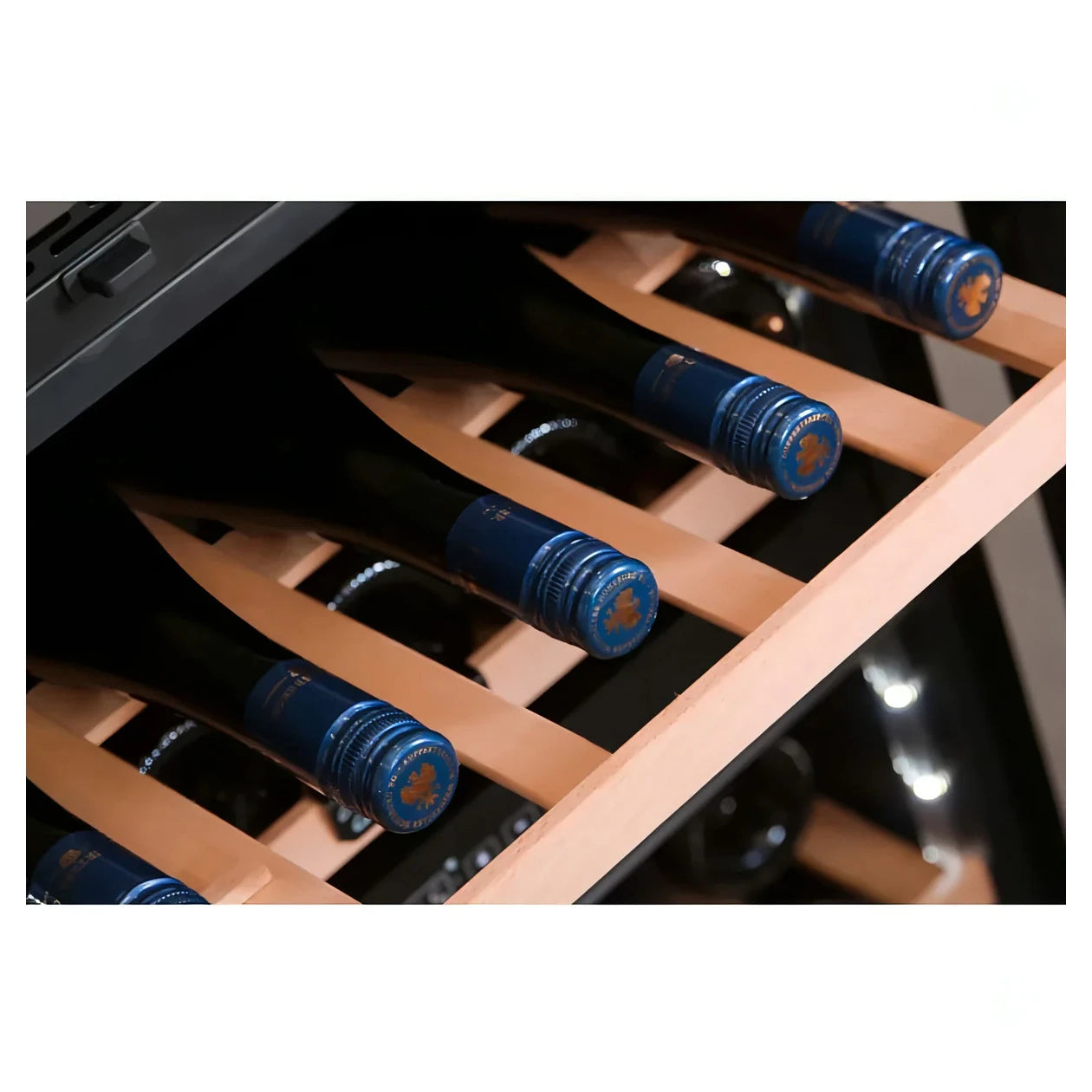 Wine Cooler 49 bottles mQuvée WineKeeper 49D Stainless Dual-zone