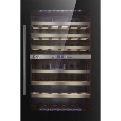 Built-in Wine Cooler 50 bottles LBN555 Black Dual-zone