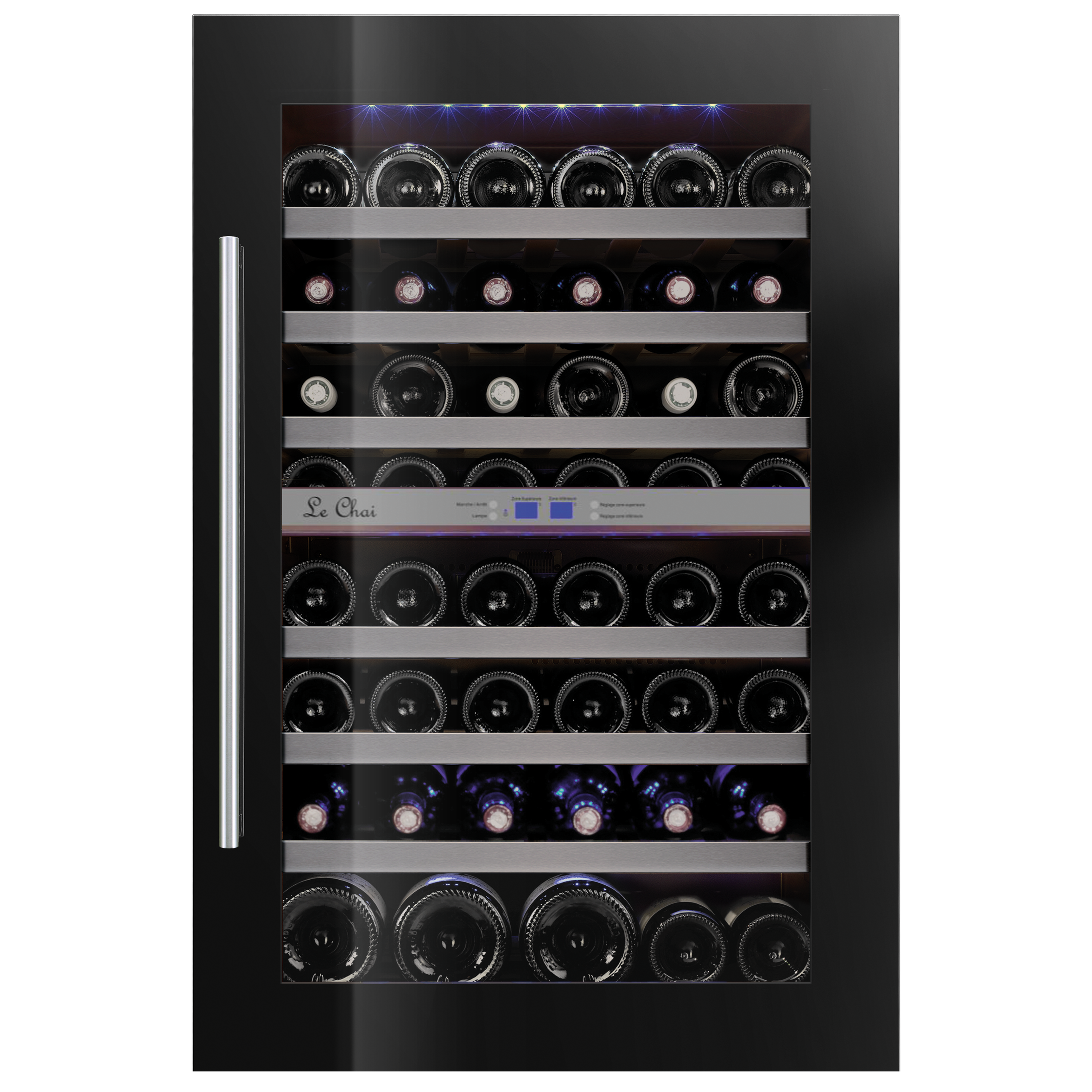 Built-in Wine Cooler 50 bottles LBN555 Black Dual-zone