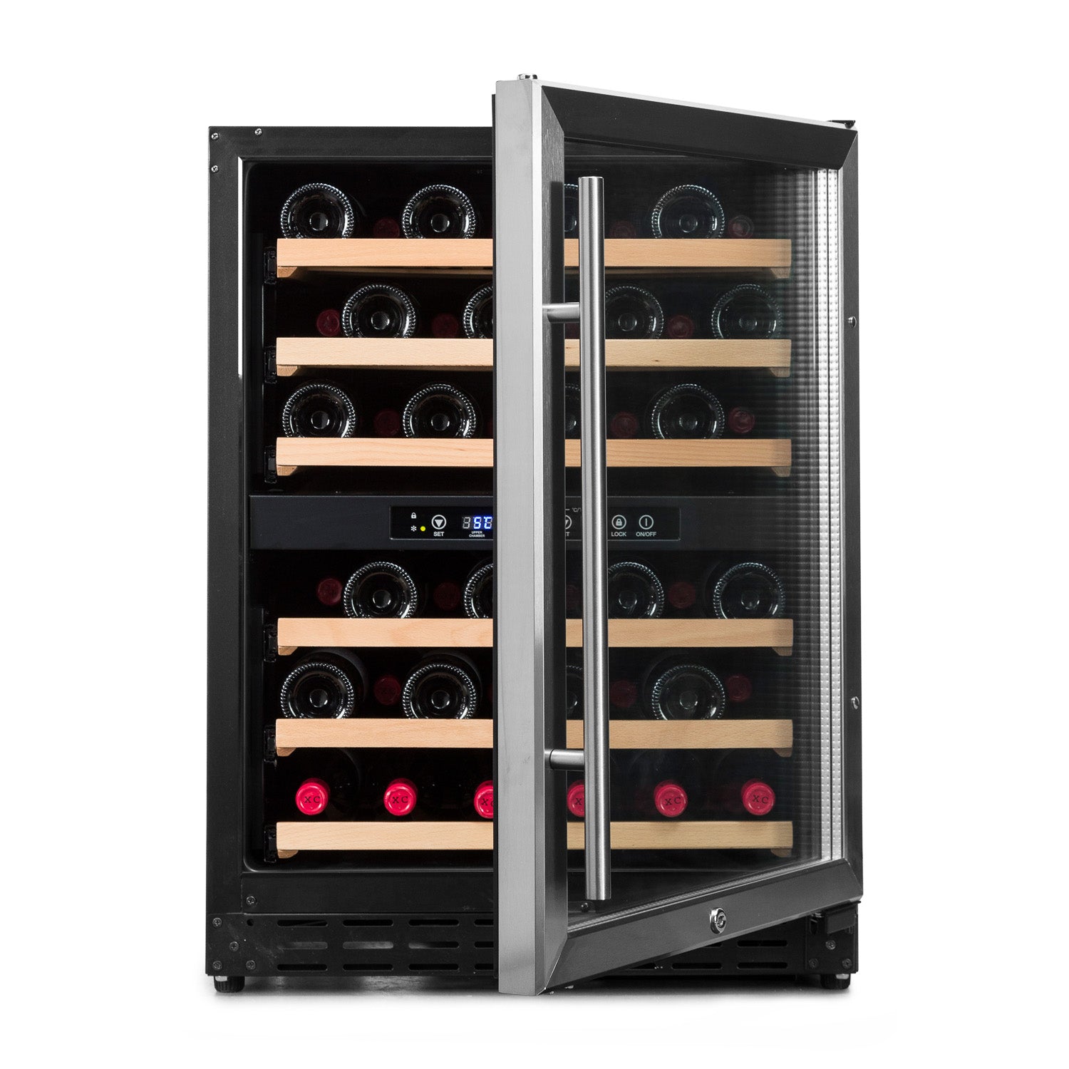 Vinoteca Vinobox 50 botellas 50GC 2T frontal abierta
