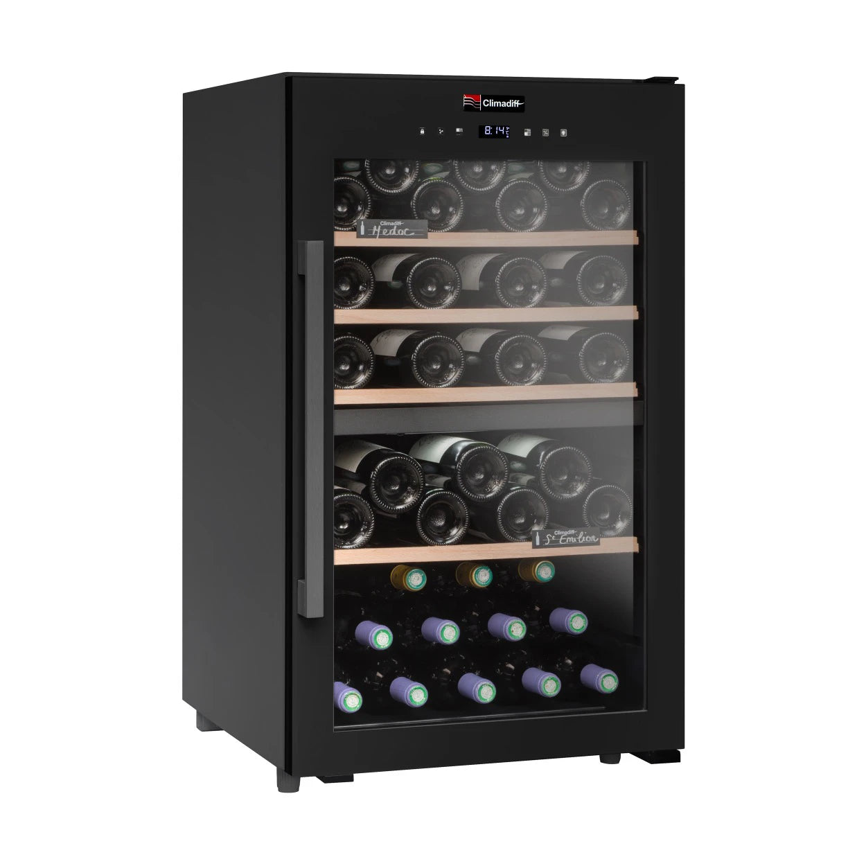 Vinoteca 56 botellas CD56B1 doble zona temperatura