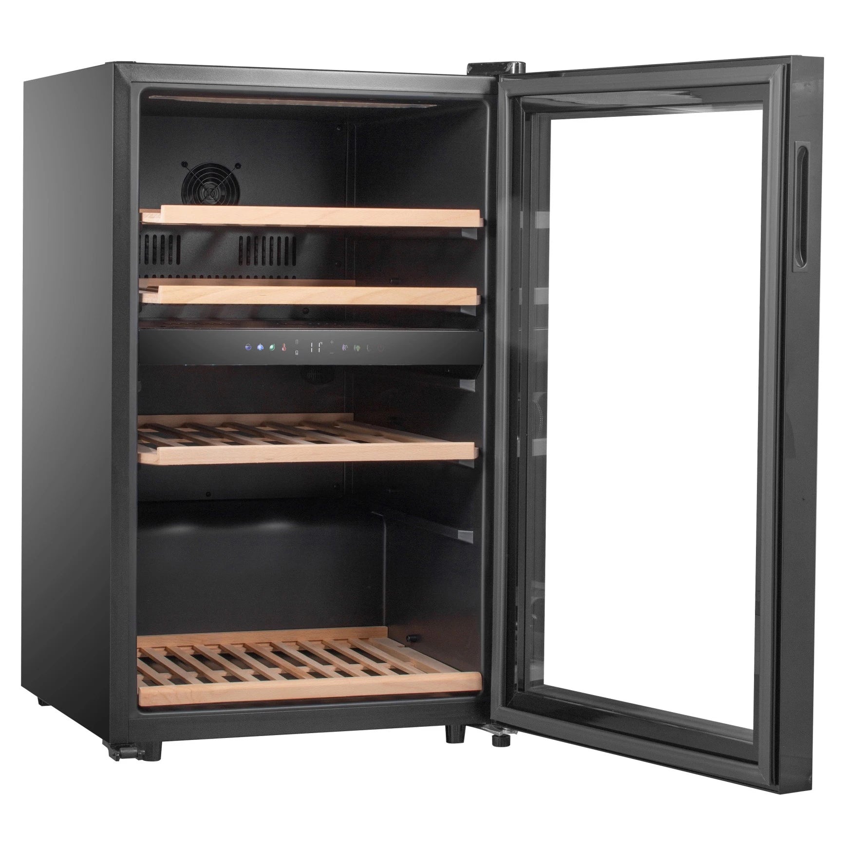 Caviss C259CBEG, vinoteca de 59 botellas con control digital e iluminación interior.