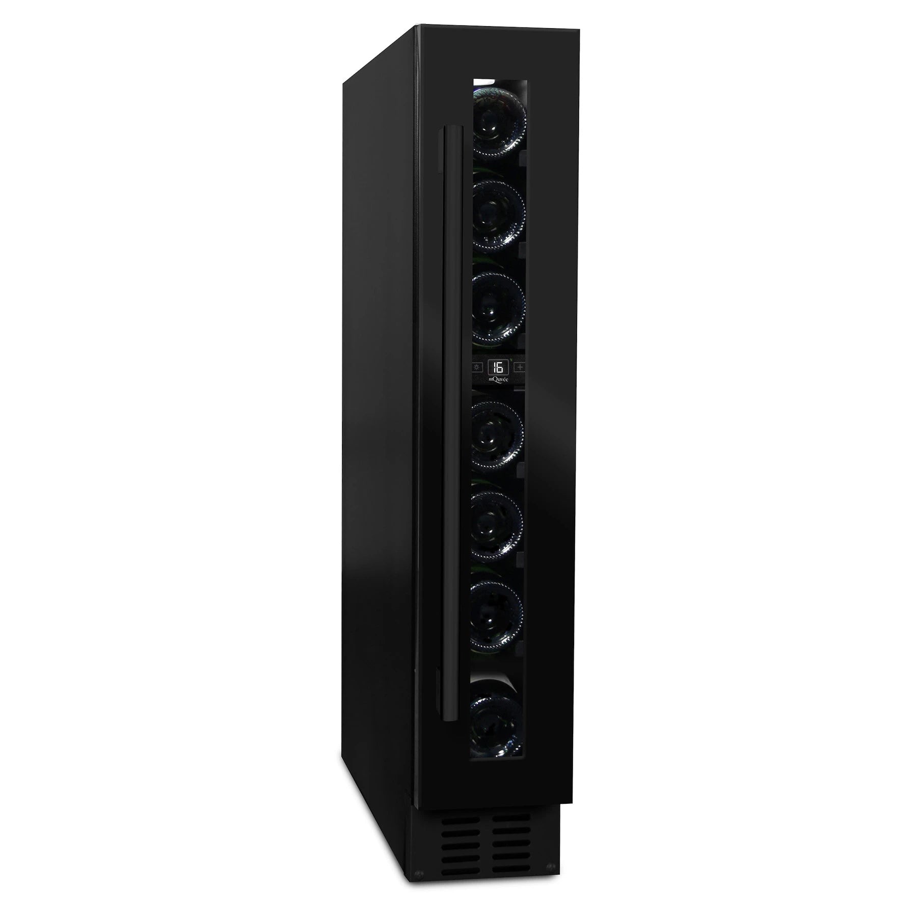 Wine Cooler 7 bottles mQuvée WineCave 720 15S Anthracite Black