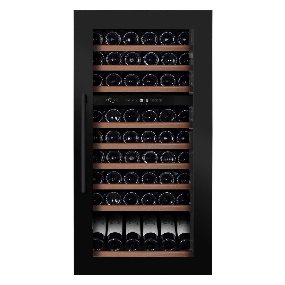 Vinoteca encastrable 70 botellas mQuvée WineKeeper 70D Anthracite Black