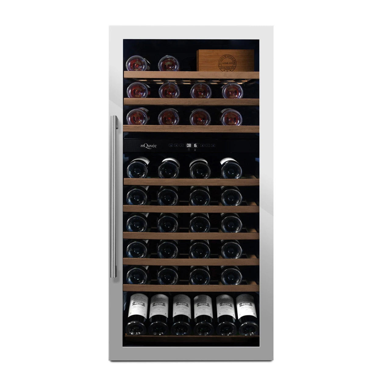 Vinoteca 70 botellas mQuvée WineServe 70 Stainless