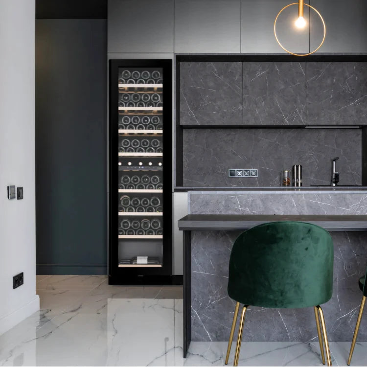 Wine Cooler 74 bottles CELLA W82S Black