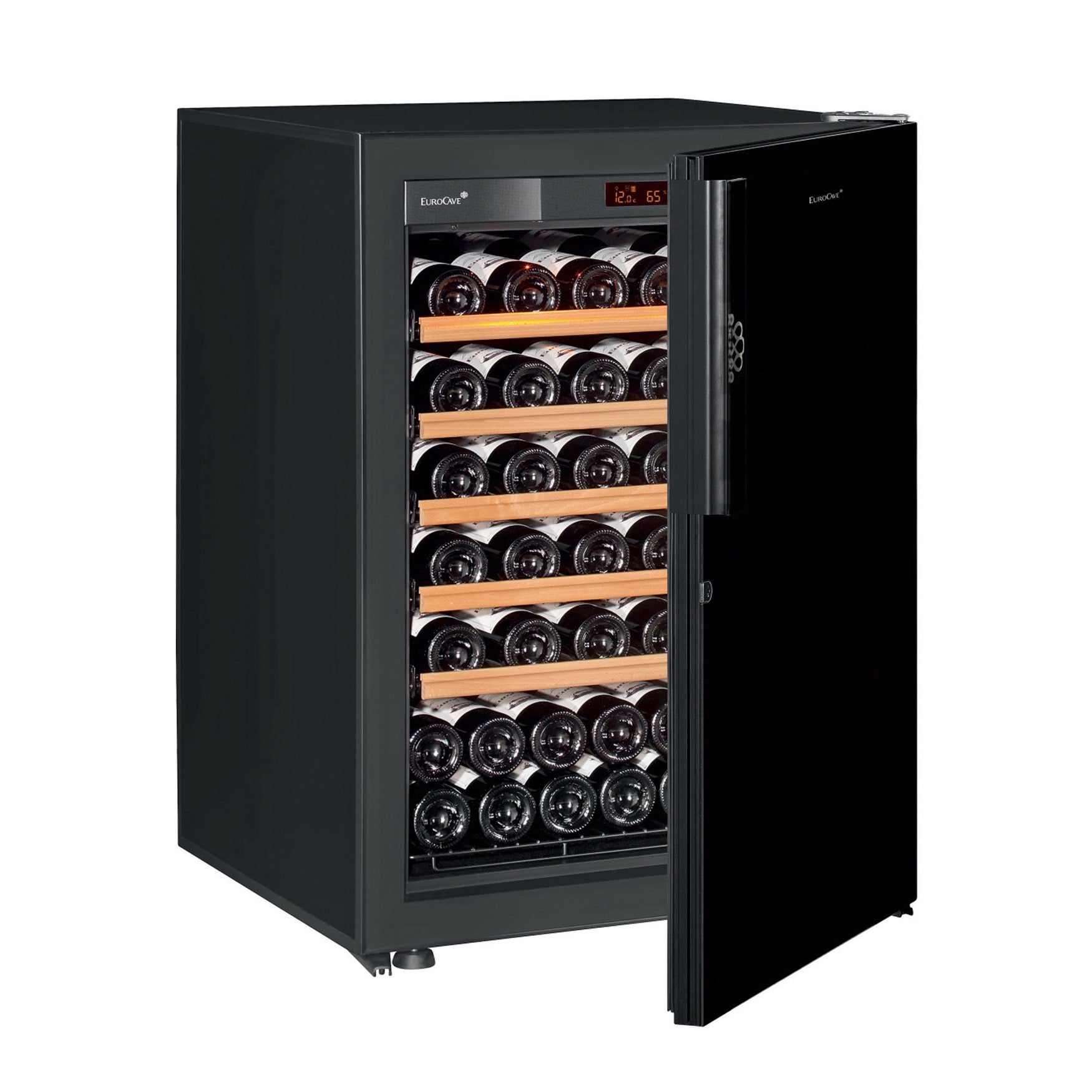 Vinoteca 74 botellas EuroCave Pure SBP5 Black Piano