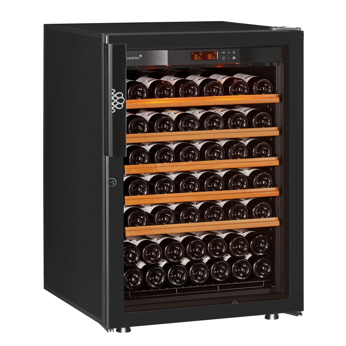Vinoteca 74 botellas EuroCave Pure SFG5 Multitemperatura Full Glass