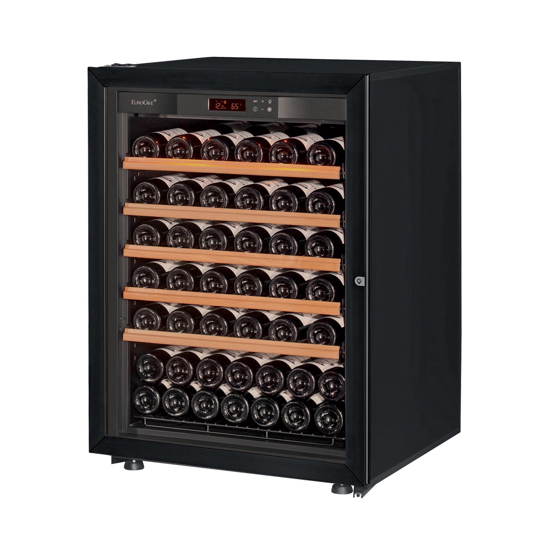 Vinoteca 74 botellas EuroCave Pure SV5 Glass lateral