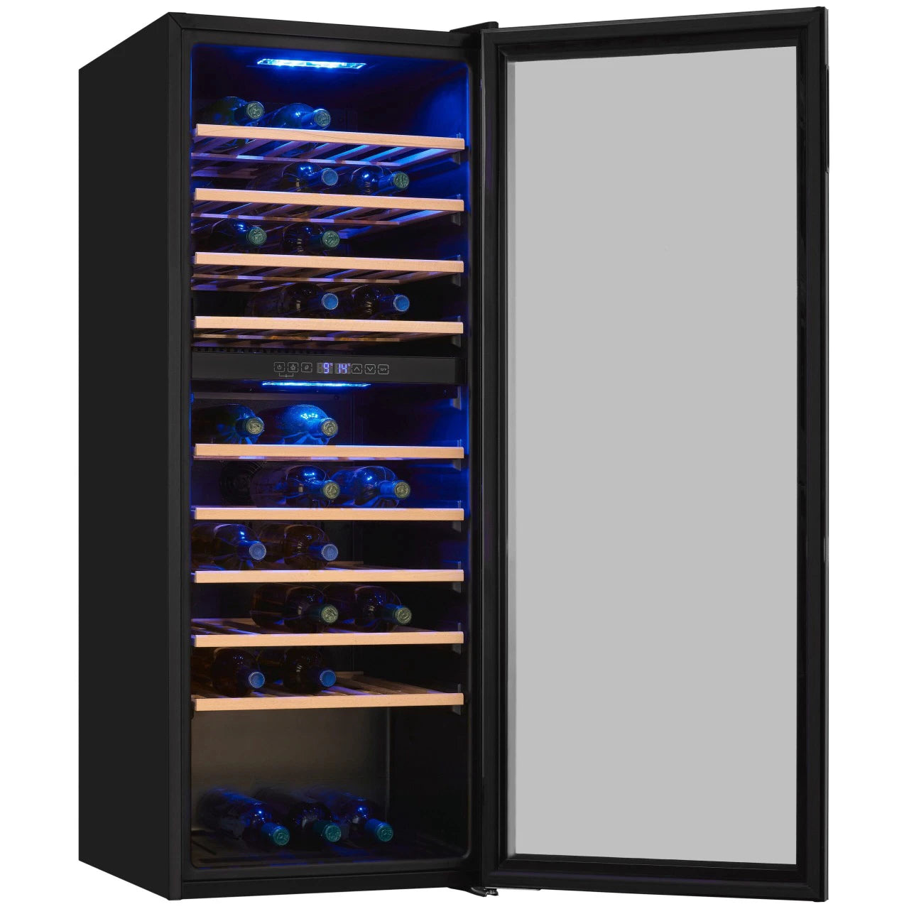 Wine Cooler 79 bottles Exquisit WS2-78-GTE-160G