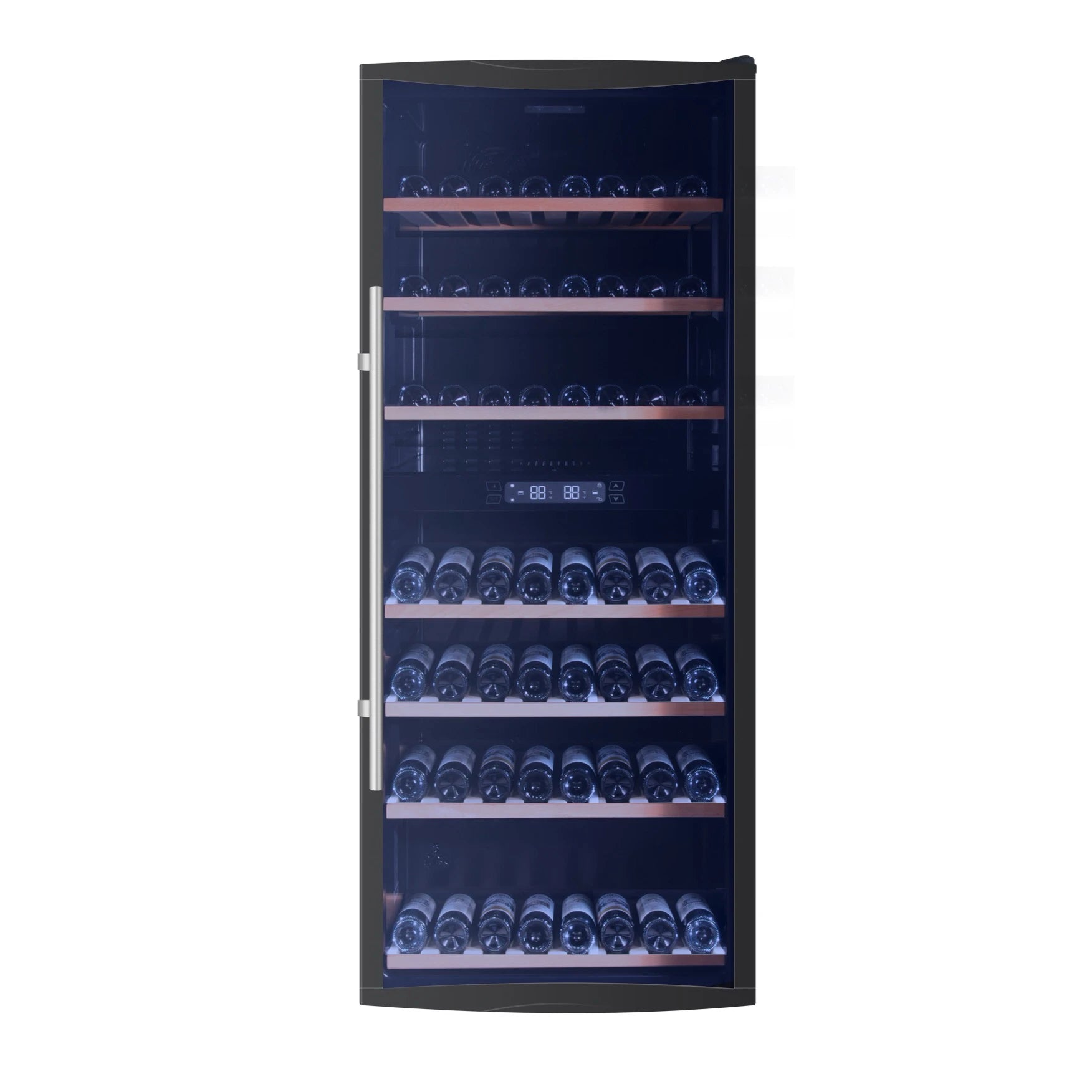 Vinoteca 89 botellas Caviss C287GBEG doble zona