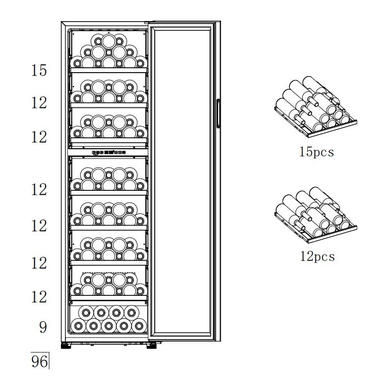 Vinoteca 96 botellas Cavin Polar Collection 99
