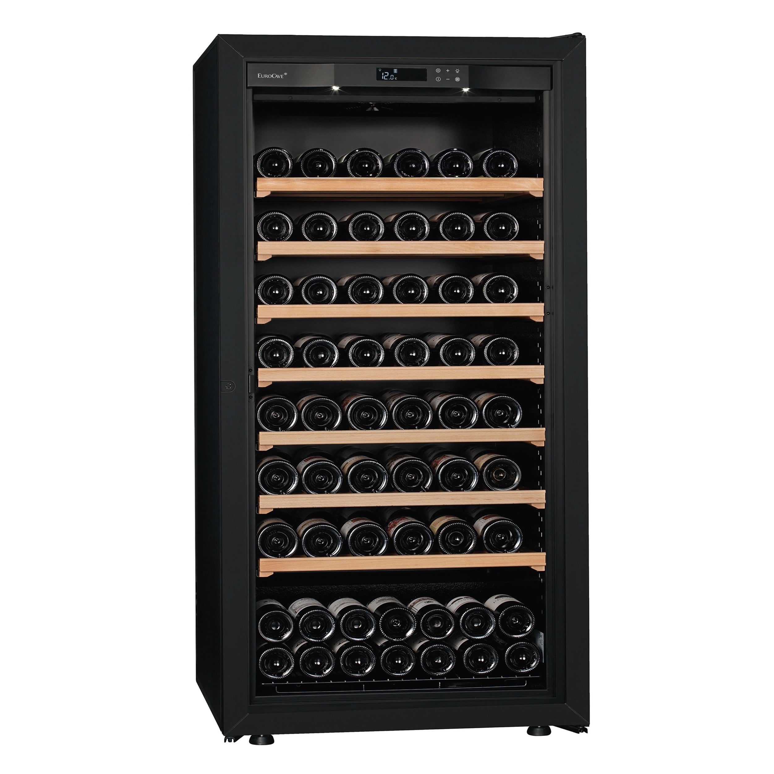 ☆超美品☆EuroCave EuroCave La Premiere M 98-bottle wine cooler with glass door and 7