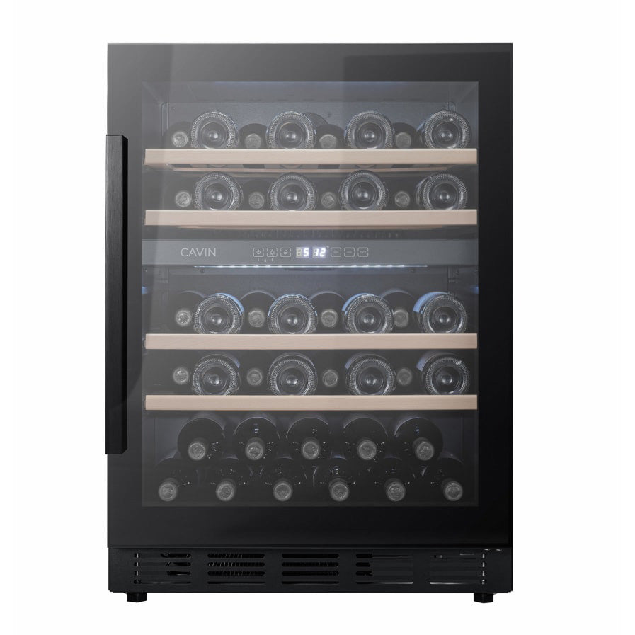 Vinoteca 46 botellas Artic Collection 60D Full Glass Black