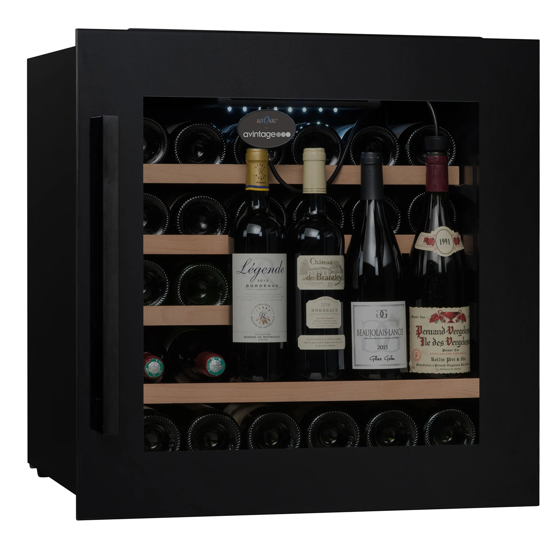 Fotografía de la Vinoteca encastrable Avintage 33 botellas AVI63CSZA doble zona.