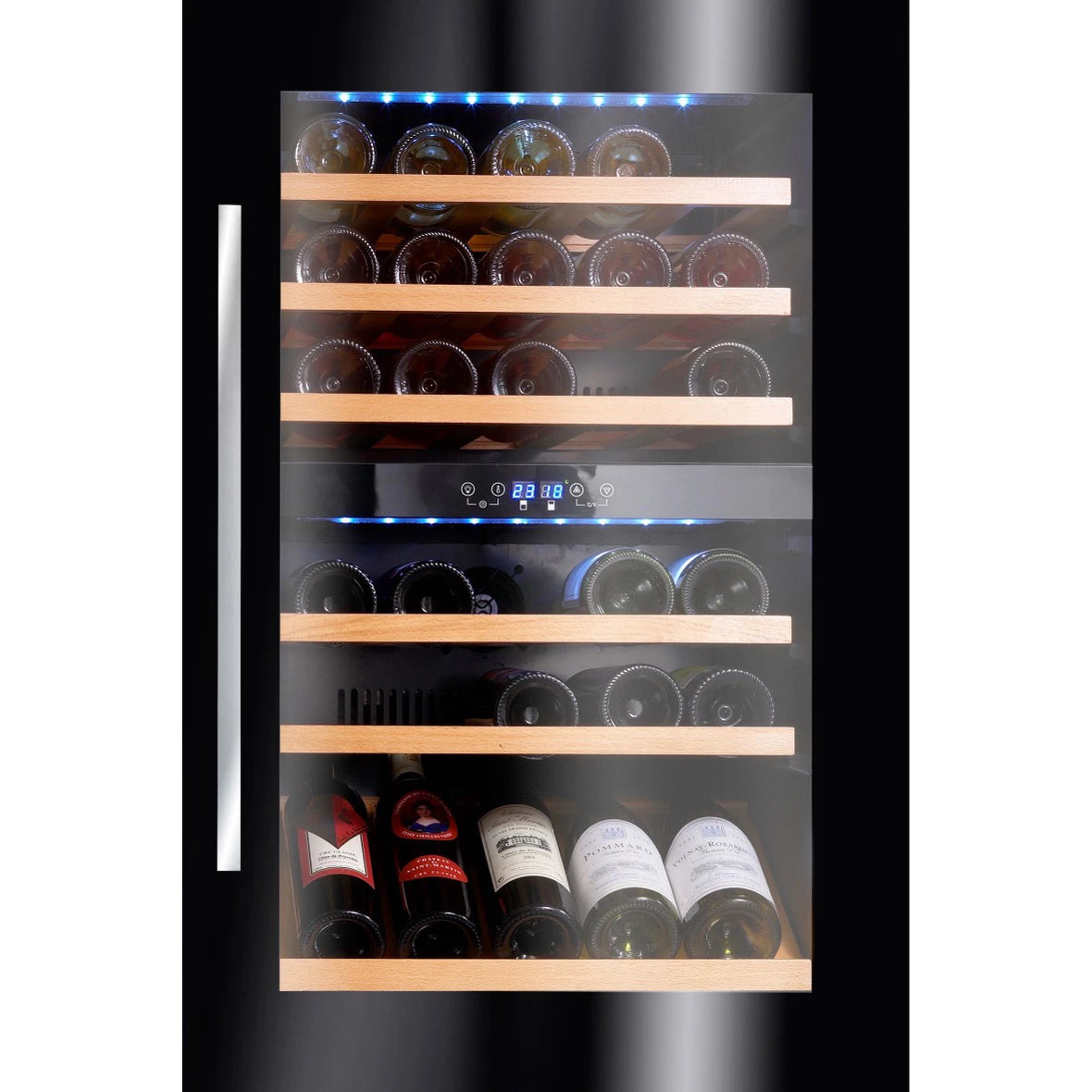 Built-in column Wine Cooler 55 bottles Avintage AV46CDZI/1 Dual-zone