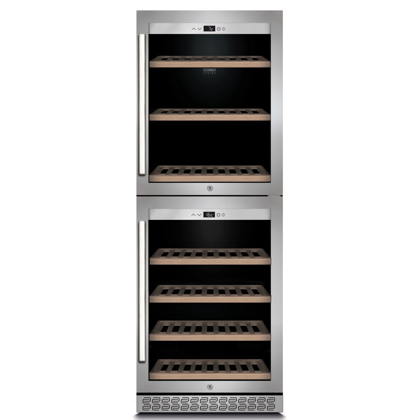 Wine Cooler 126 bottles Caso WineChef Pro 126 2D Dual-zone